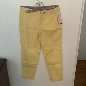 Talbots Yellow Pants
